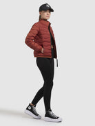 khujo-jacke-merl-red-brown-slim-fit-damen-steppjacke image 6