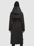khujo-mantel-elena-damen-trenchcoat-dunkelgrau-knielang-mit-g-rtel image 3