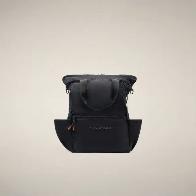 save-the-duck-seb-convertible-tote-rucksack-schwarz-aus-recyceltem-nylon image 1