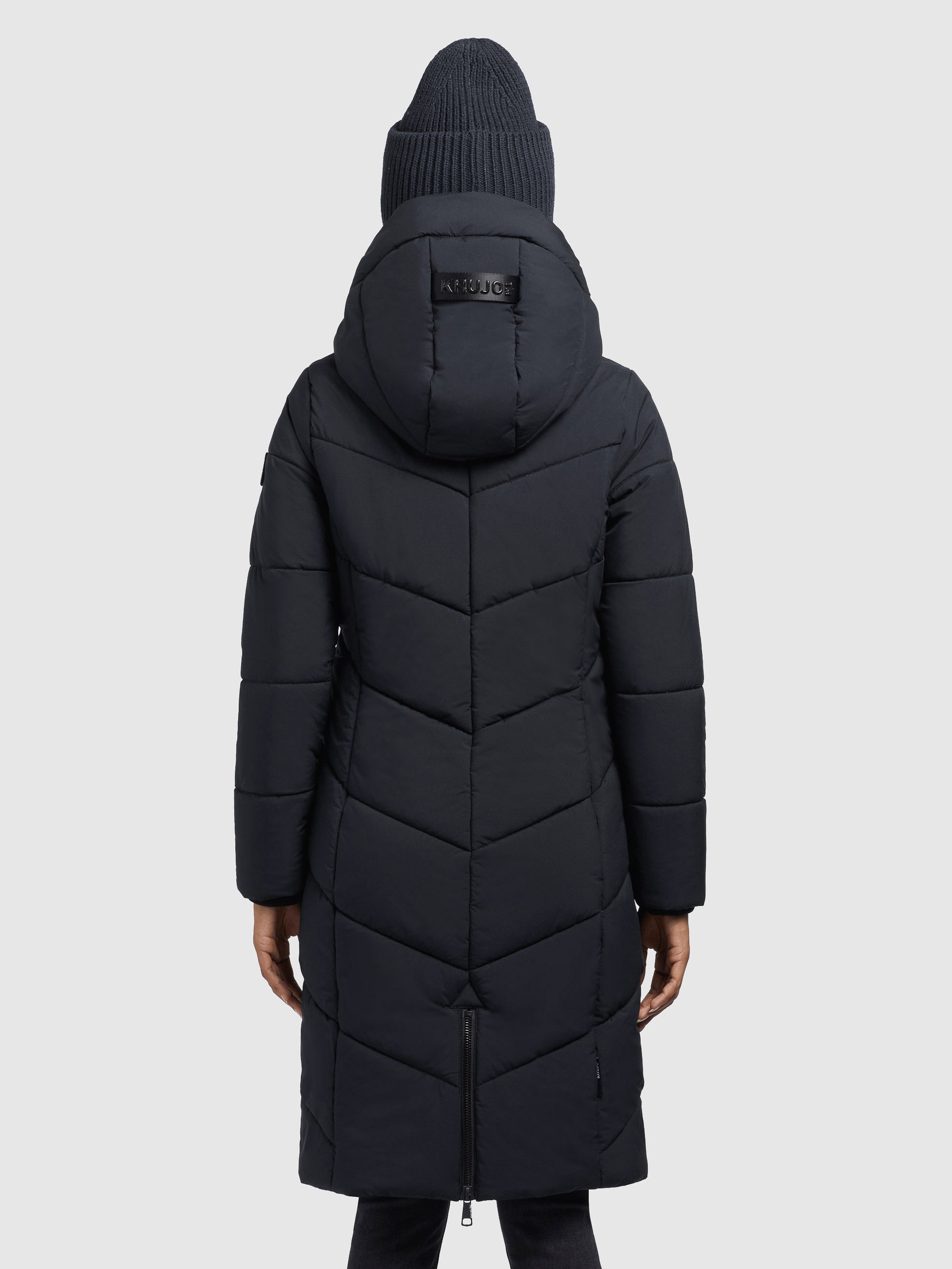 khujo-aribay4-light-damen-mantel-dunkelblau-lange-steppjacke image 3