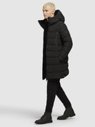 khujo-mantel-unker-dunkelgrau-gesteppter-parka-loose-fit image 2