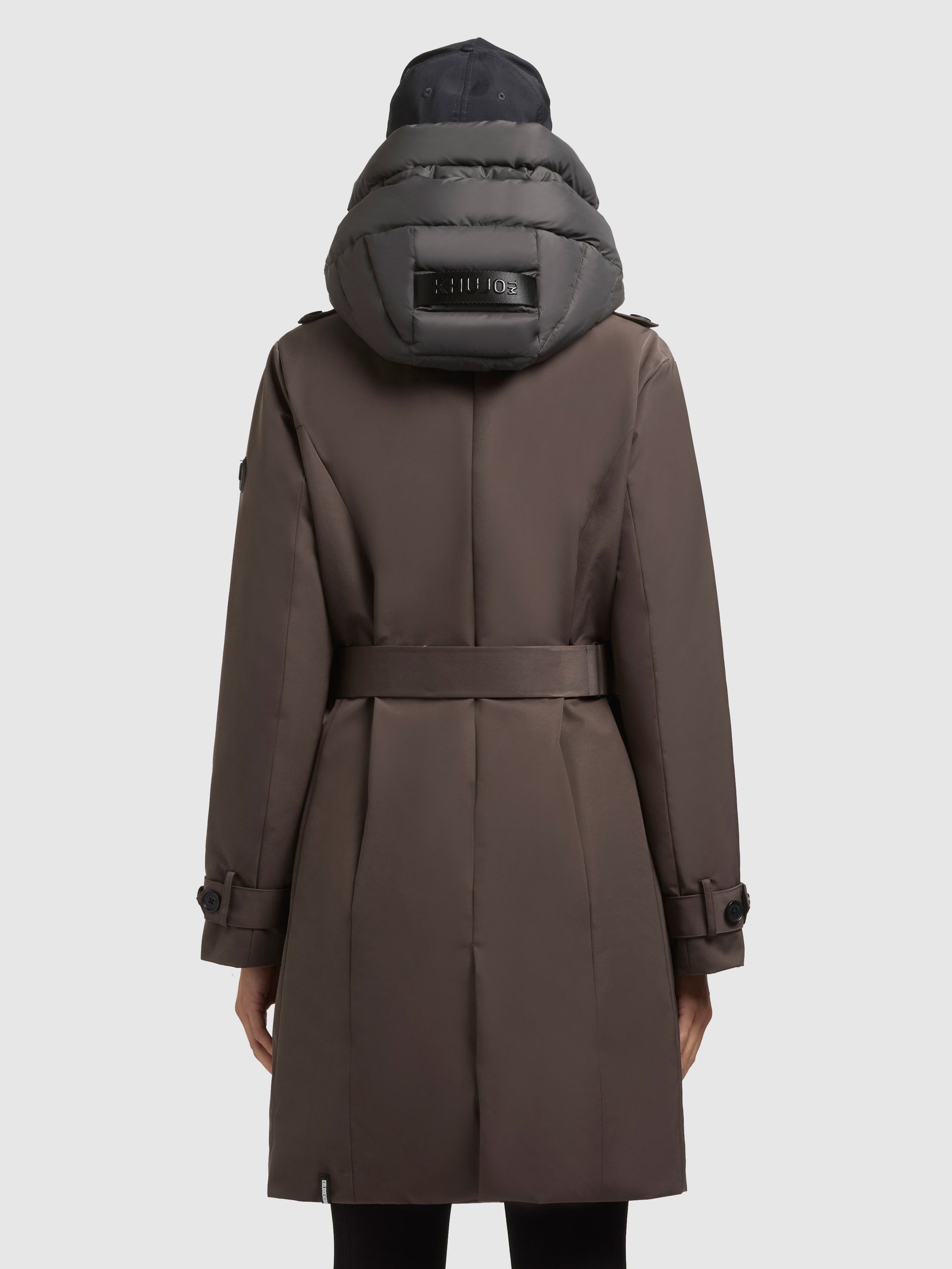 khujo-mantel-gora-graphite-grey-gef-tterter-trenchcoat-mit-abnehmbarer-kapuze image 3