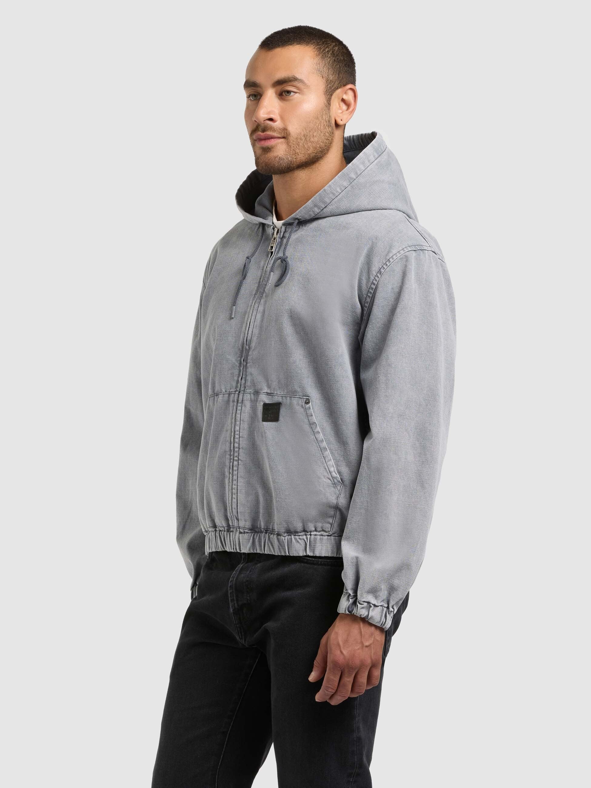 khujo-darrel-blousonjacke-grey-kapuzenjacke-mit-loose-fit image 5