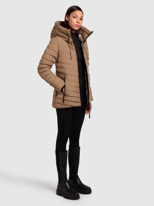 khujo-jacke-pace-rust-brown-damen-steppjacke-mit-kapuze image 1