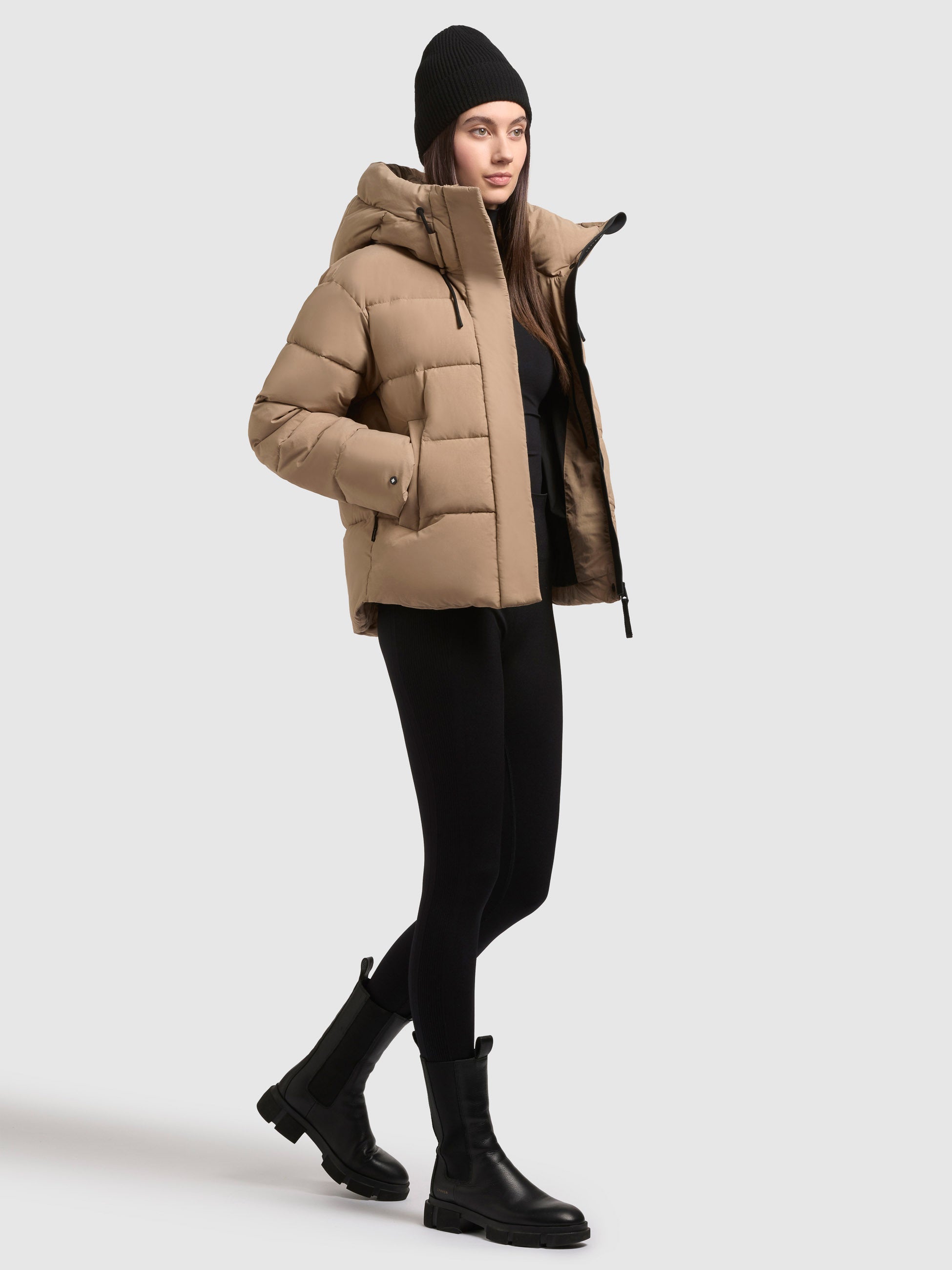 khujo-jacke-valina2-cookie-beige-damen-kapuzenjacke-gesteppt image 6