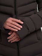khujo-coat-tuhani5-moody-plum-superleichter-steppmantel-slim-fit-mit-kapuze image 8