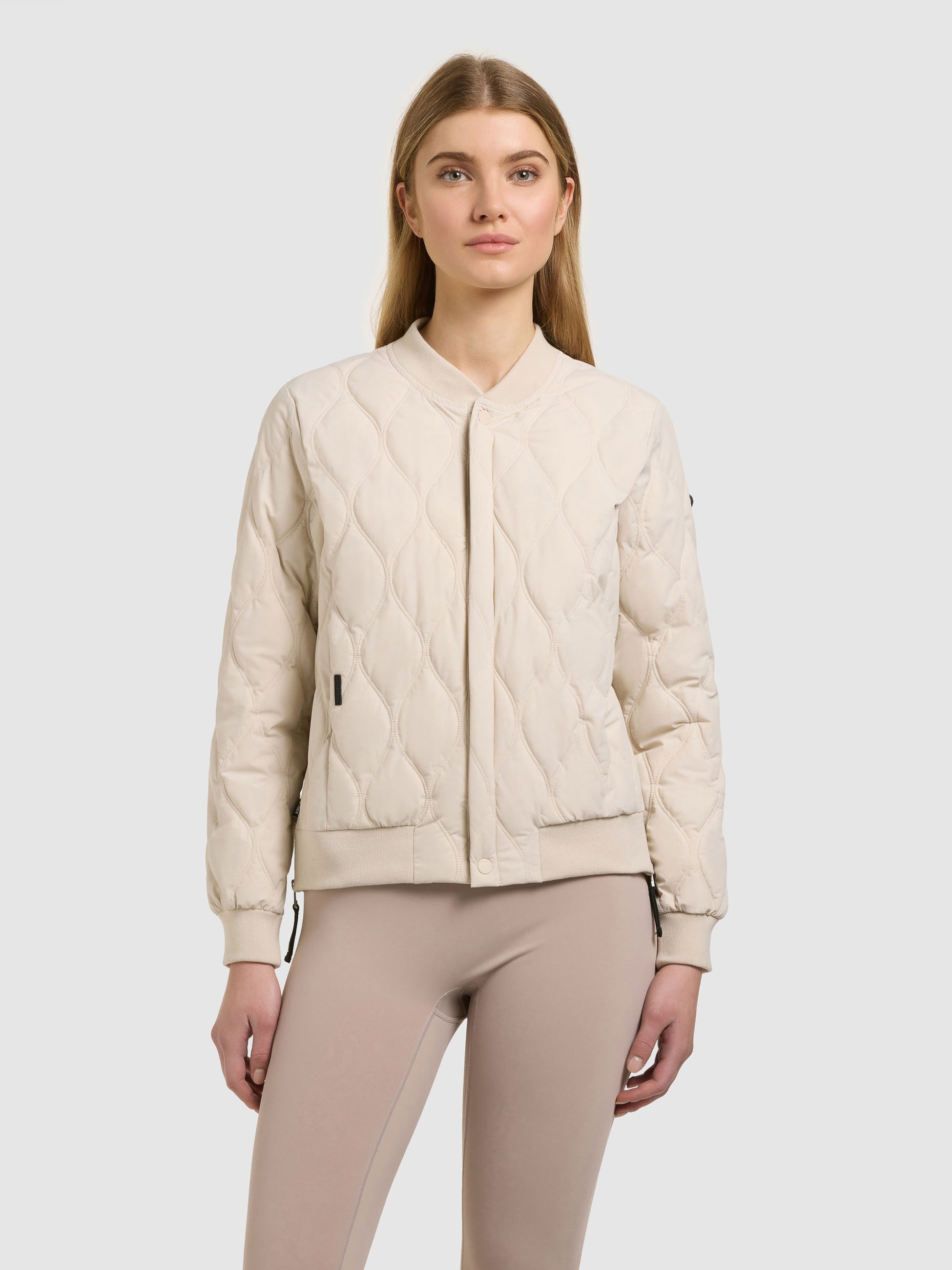 khujo-feen2-damen-bomberjacke-steppjacke-in-oat-white image 1