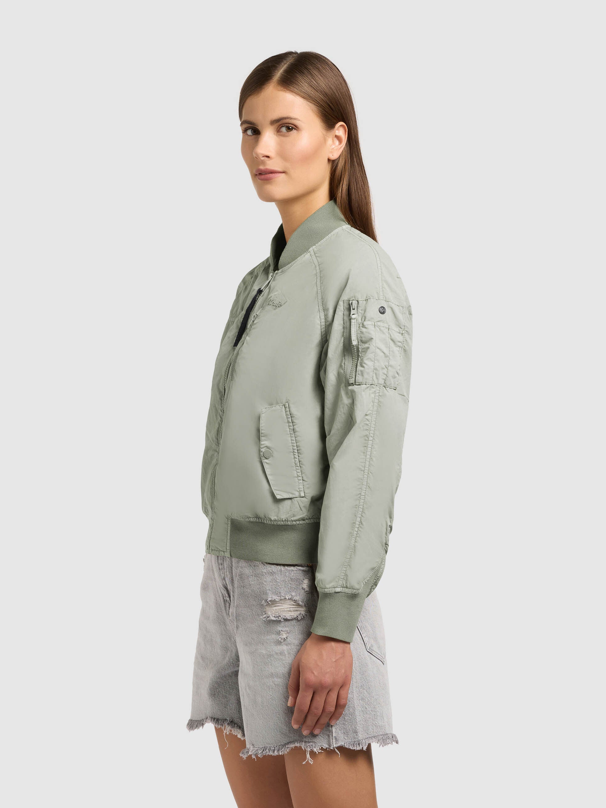 khujo-jacke-zaria-cloud-green-bomberjacke-blouson-ungef-ttert image 5