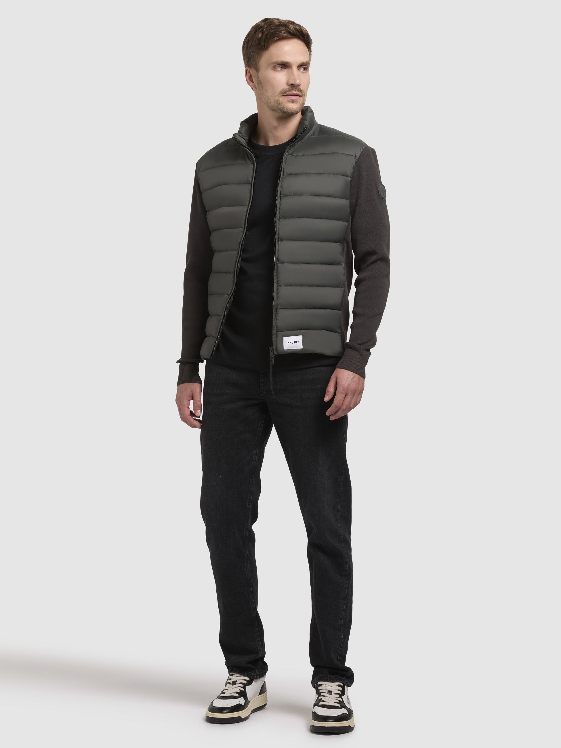 khujo-gideon-jacke-slim-fit-dunkelgr-n image 1