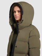 khujo-coat-mayla3-light-moss-green-steppmantel-wadenlang image 7