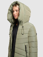 khujo-coat-vare-steppjacke-muted-green-kurz-wattiert image 7