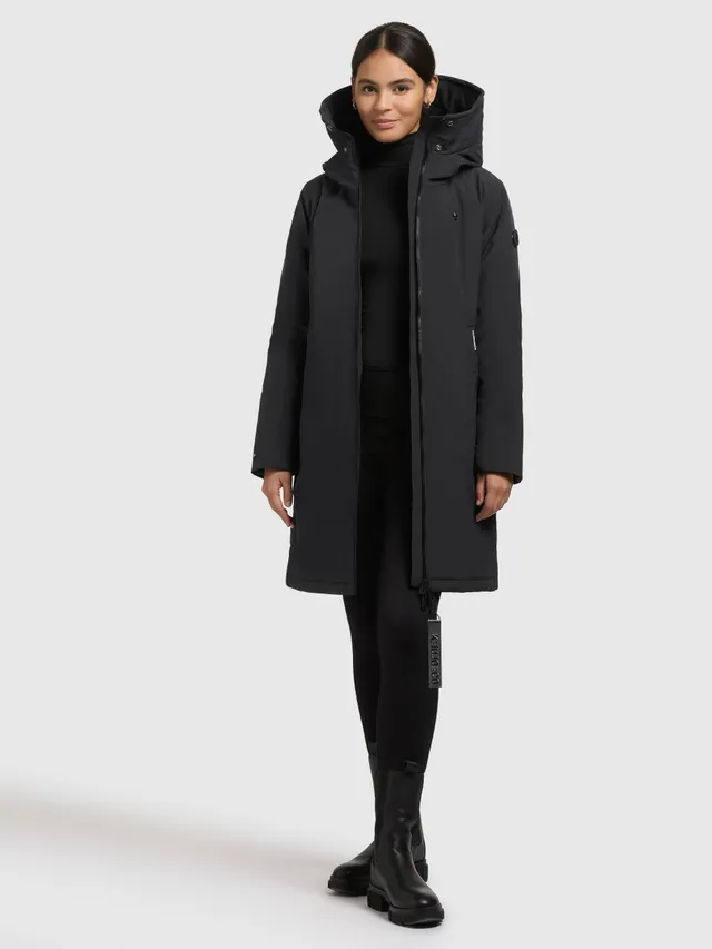 khujo-mantel-yaak4-obrage-gray-leicht-wattierter-kurzmantel-slim-fit image 1