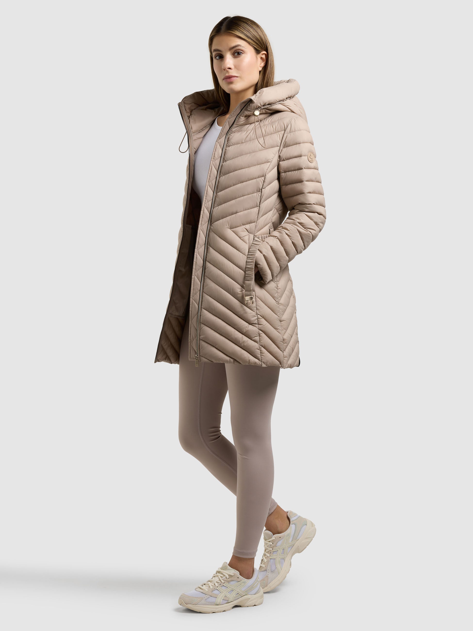 khujo-sola-steppjacke-latte-beige-damen-slim-fit image 6