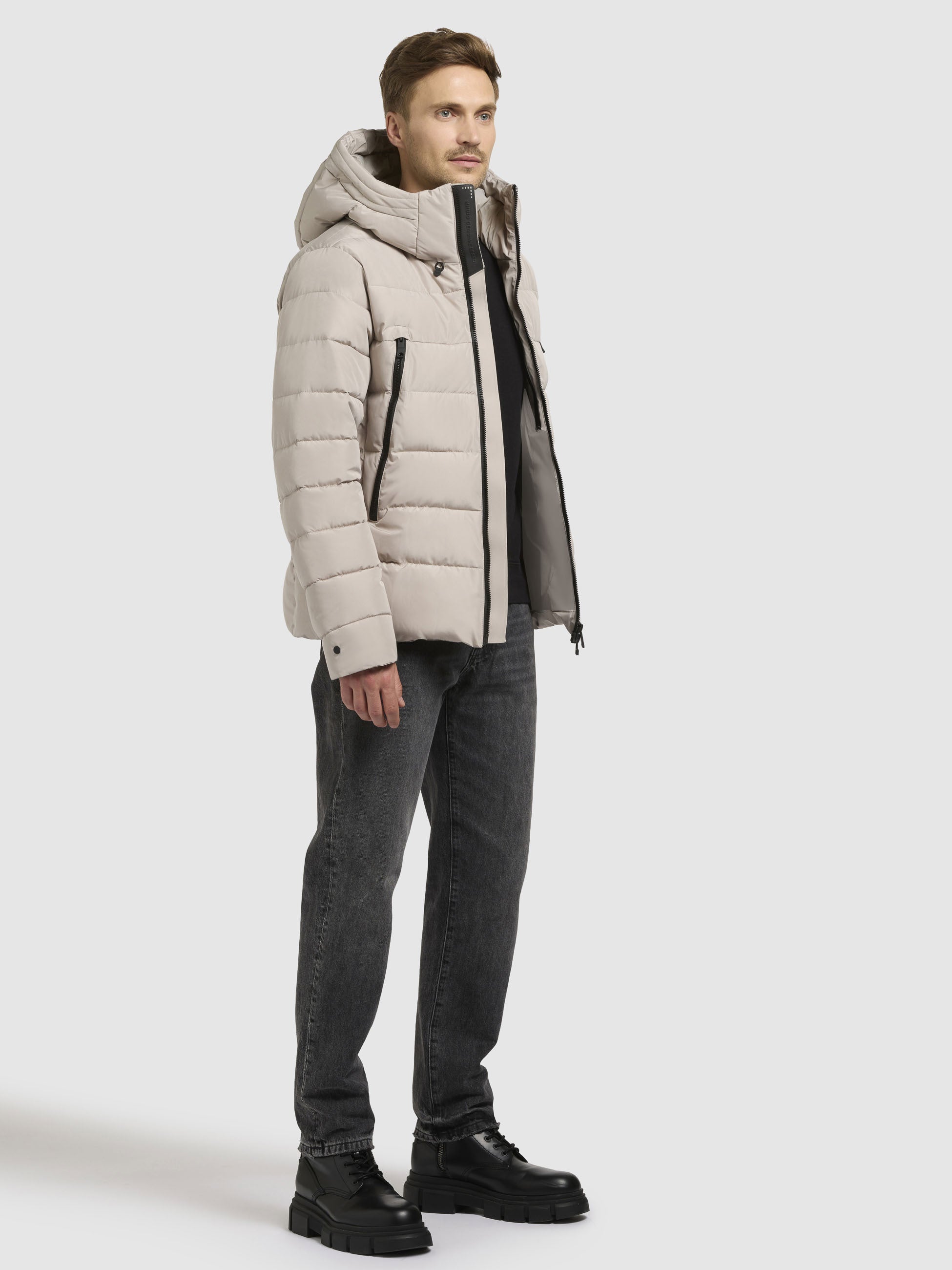 khujo-jacke-wou-hellgrau-h-ftlange-steppjacke-mit-kapuze image 6
