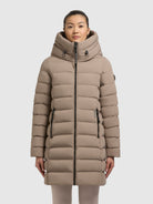 khujo-coat-nekar2-greige-kurzer-damen-steppmantel image 4