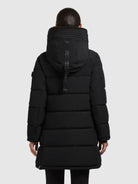 khujo-mantel-kelsi-black-kurzer-damen-steppmantel-mit-kunstfell image 3