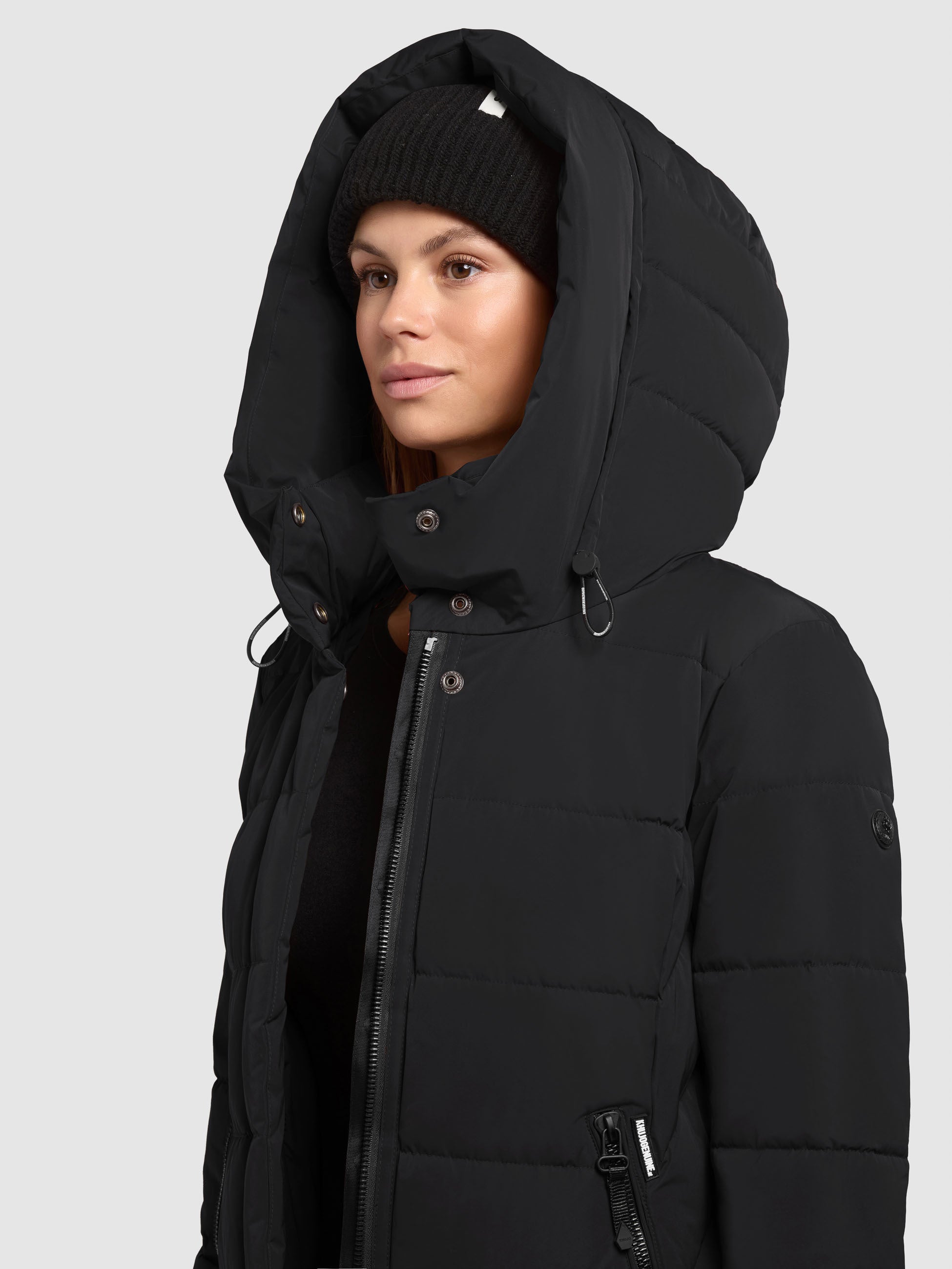 khujo-mantel-sensy-black-damen-winter-steppmantel-wadenlang-regular-fit image 7