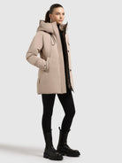 khujo-jacke-allap-macaroon-beige-teilgesteppte-winterjacke-damen image 6