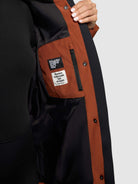 khujo-mantel-dairi-russet-brown-damen-steppmantel-knielang image 8