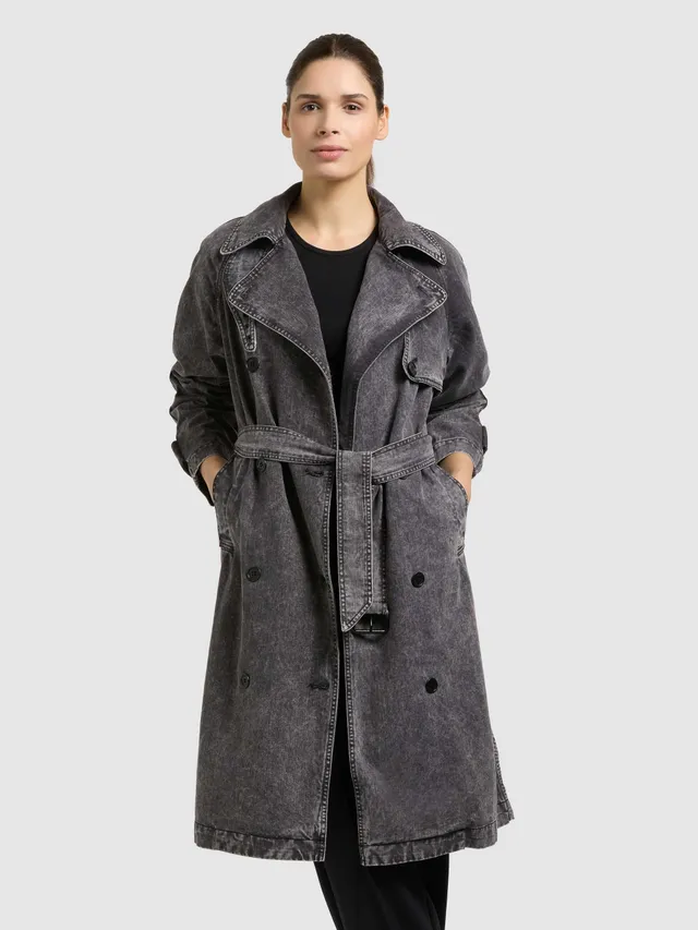 khujo-enza-damen-jeansmantel-black image 1