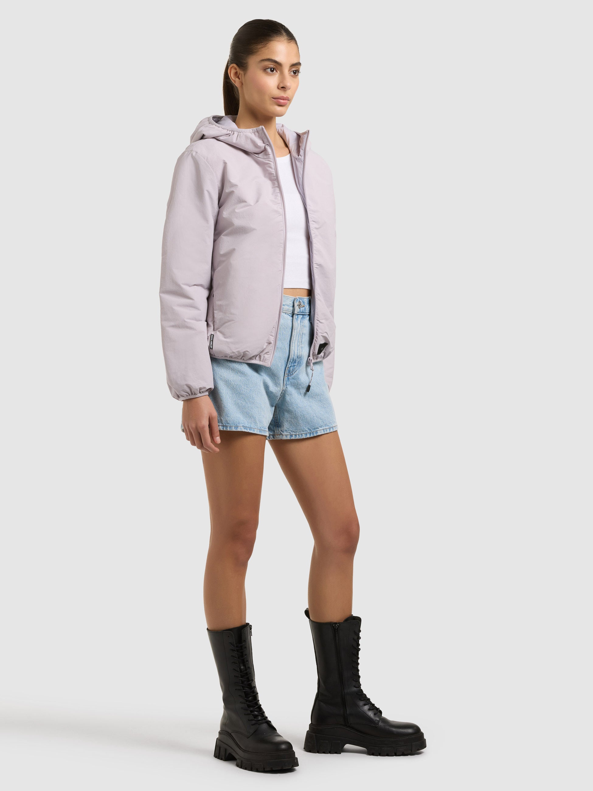khujo-jacke-shelly2-raindrops-lilac-leichte-damen-blousonjacke-mit-packtasche image 6