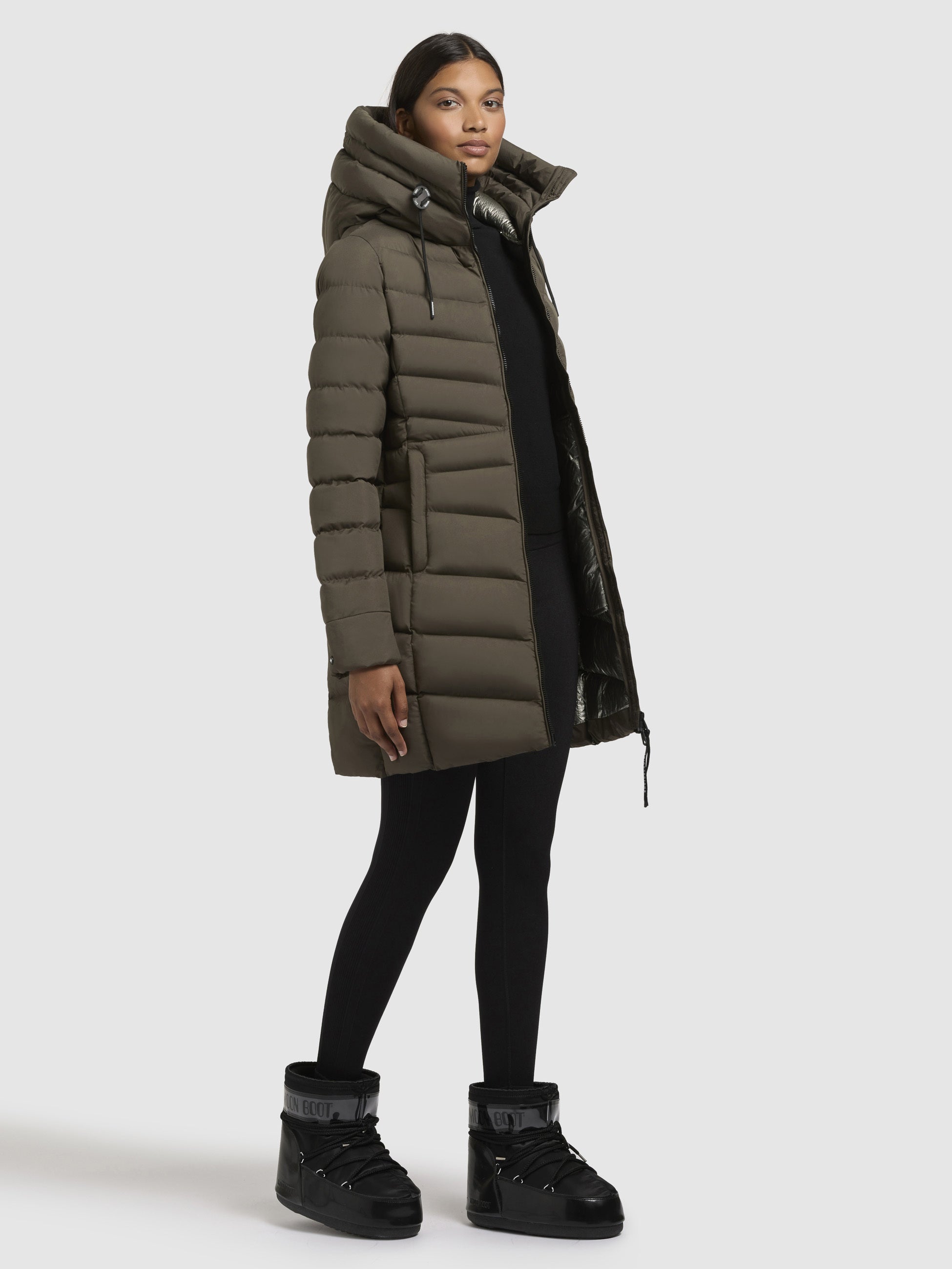 khujo-jacke-tuhani4-steppjacke-mit-kapuze-in-khaki image 6