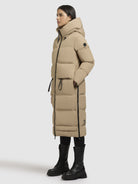 khujo-coat-aroma-damen-steppmantel-in-sand image 5