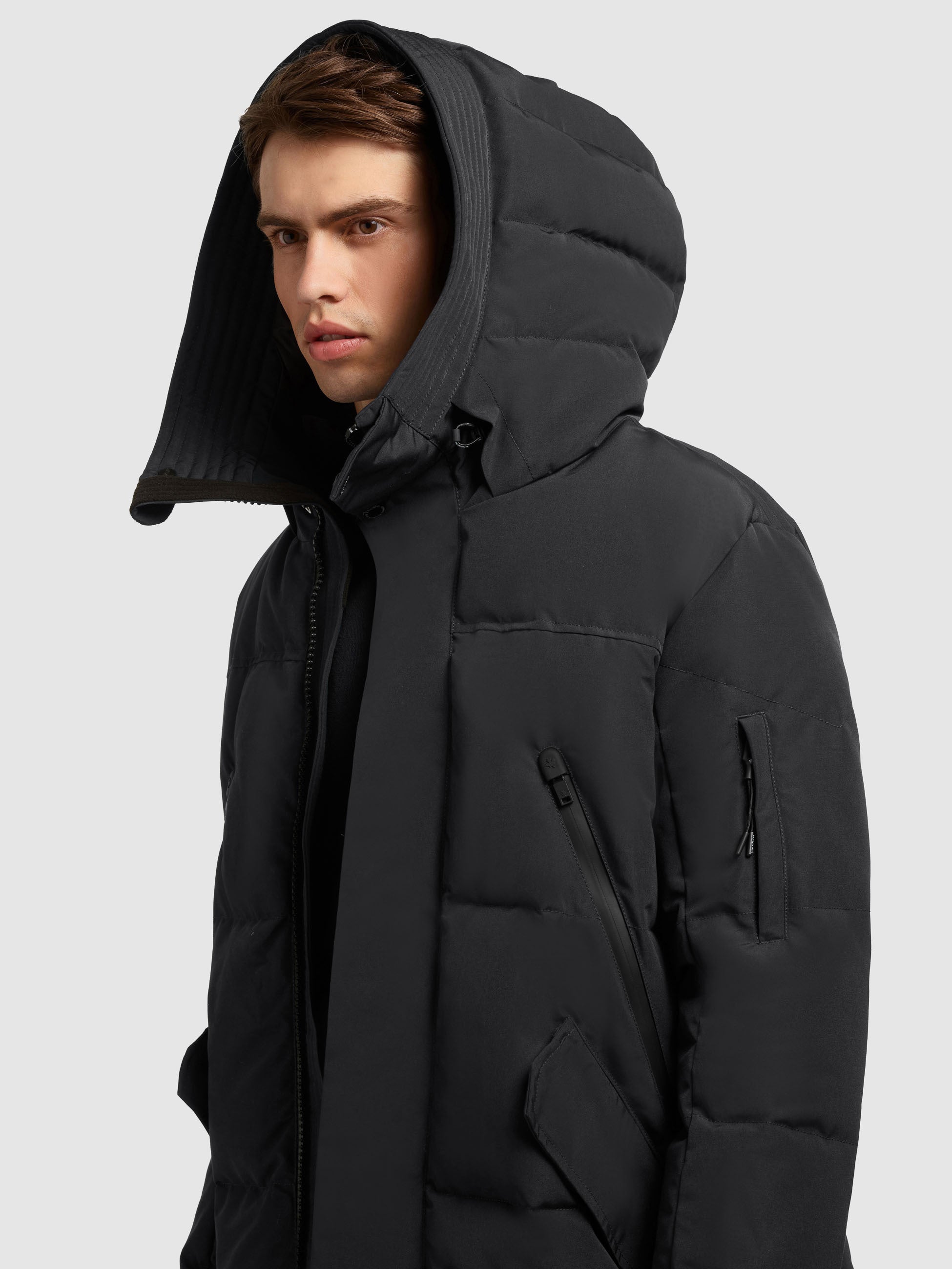 khujo-jacke-kanf2-obrage-grey-steppjacke-mit-kapuze image 7
