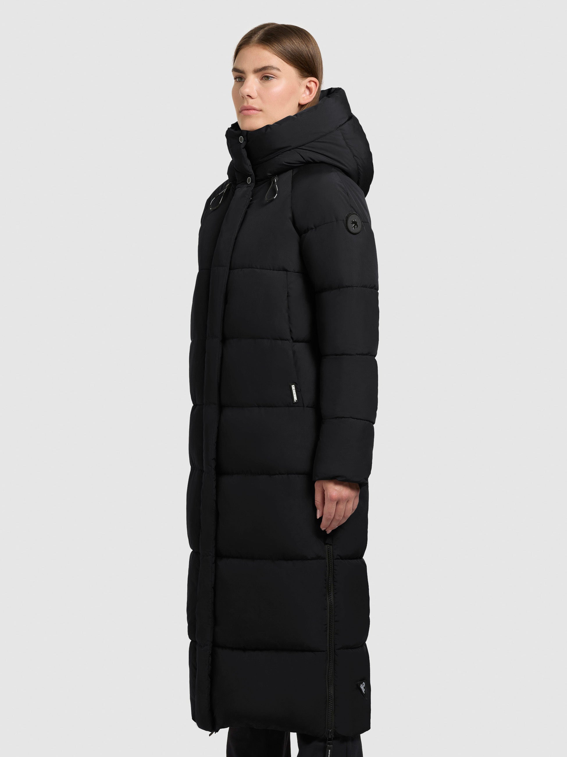 khujo-mantel-lamba-schwarz-damen-steppmantel-wadenlang-loose-fit-mit-teddy-kapuz image 5