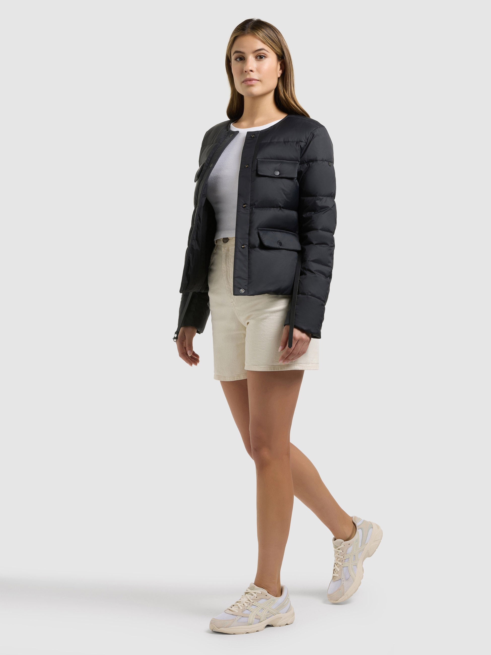 khujo-cinnia-damen-steppjacke-schwarz-mit-g-rtel-regular-fit image 2