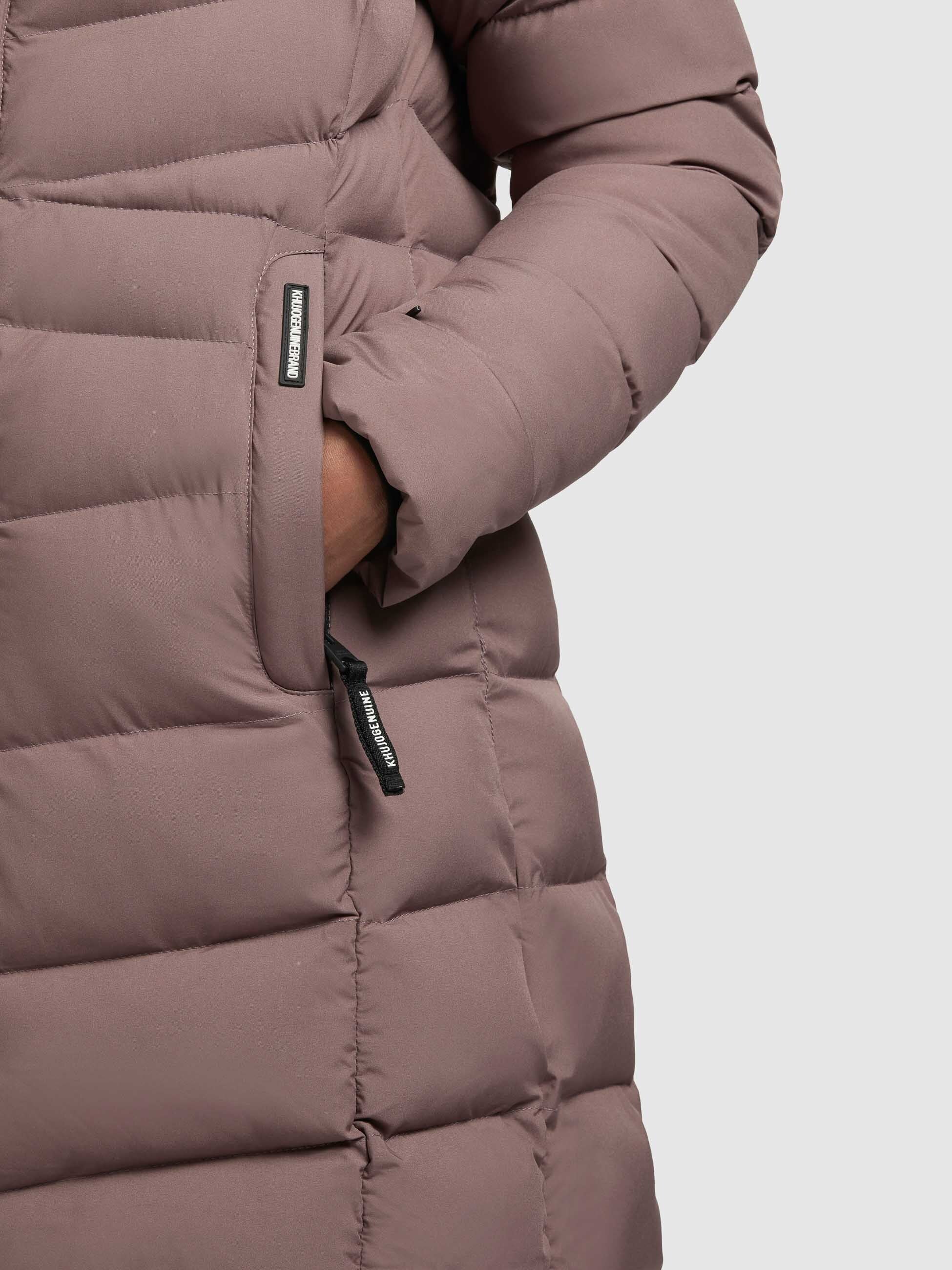 khujo-jacke-tuhani2-matt-altrosa-steppjacke-leicht image 7