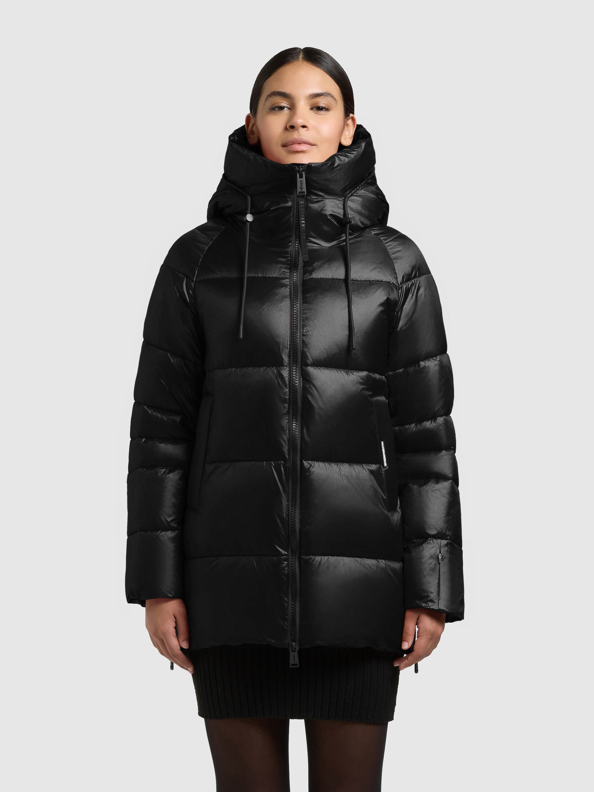 khujo-jacke-cara-black-gl-nzende-steppjacke-loose-fit image 4