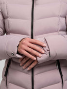 khujo-mantel-lava-pale-mauve-kurzer-steppmantel-slim-fit image 8