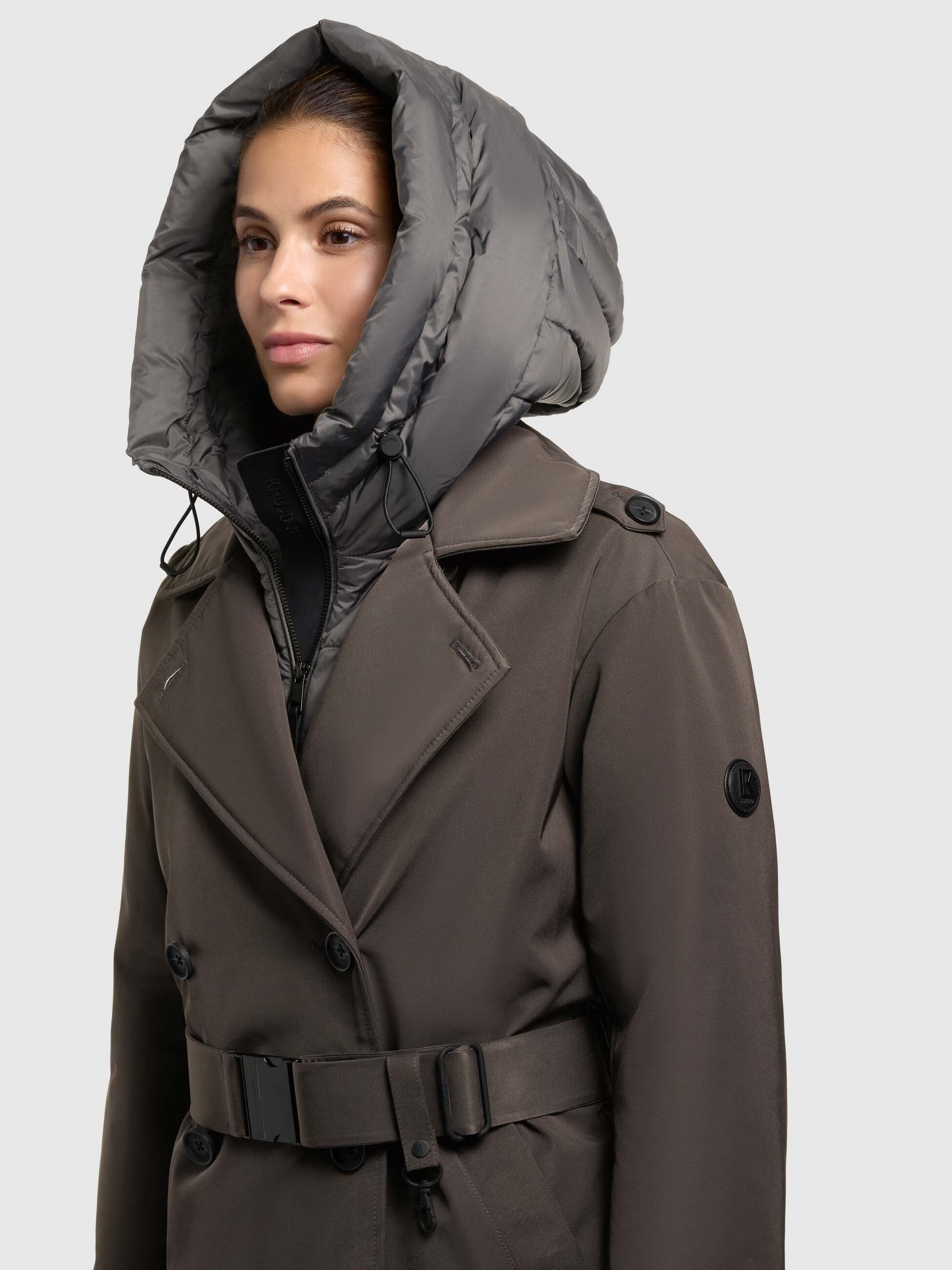 khujo-mantel-elena2-graphite-grey-trenchcoat-wintermantel-knielang-mit-g-rtel image 7