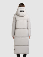 khujo-coat-lumra2-platinum-gray-wadenlanger-steppmantel-regular-fit image 3