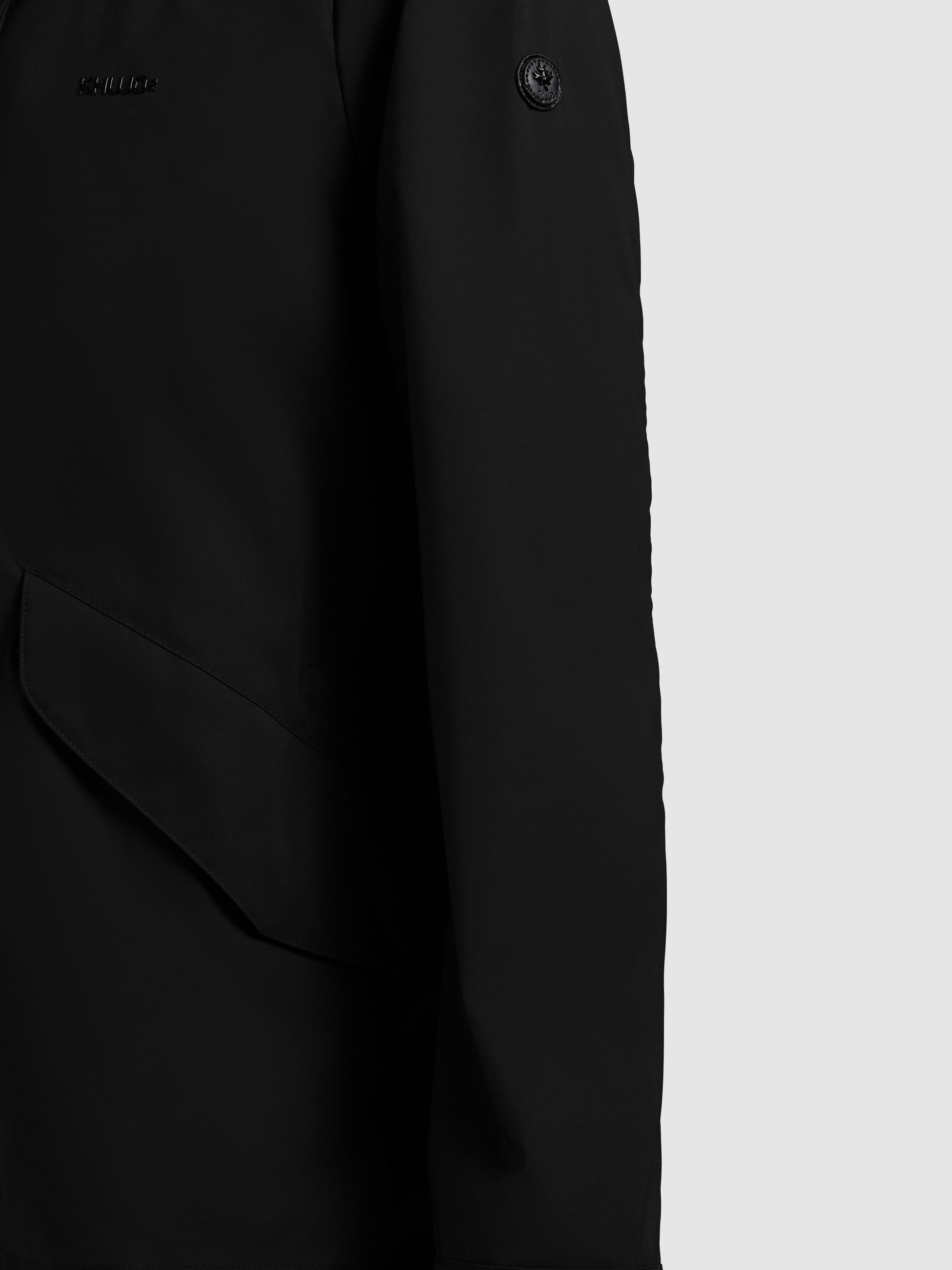 khujo-jacke-sang2-black-regenjacke-mit-kapuze image 8