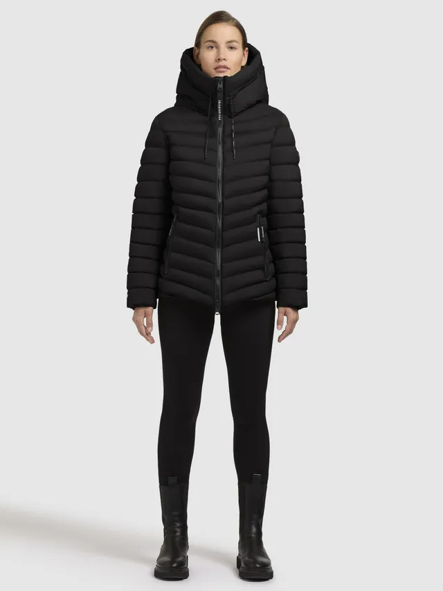 khujo-pace-damen-steppjacke-schwarz-h-ftlang image 1