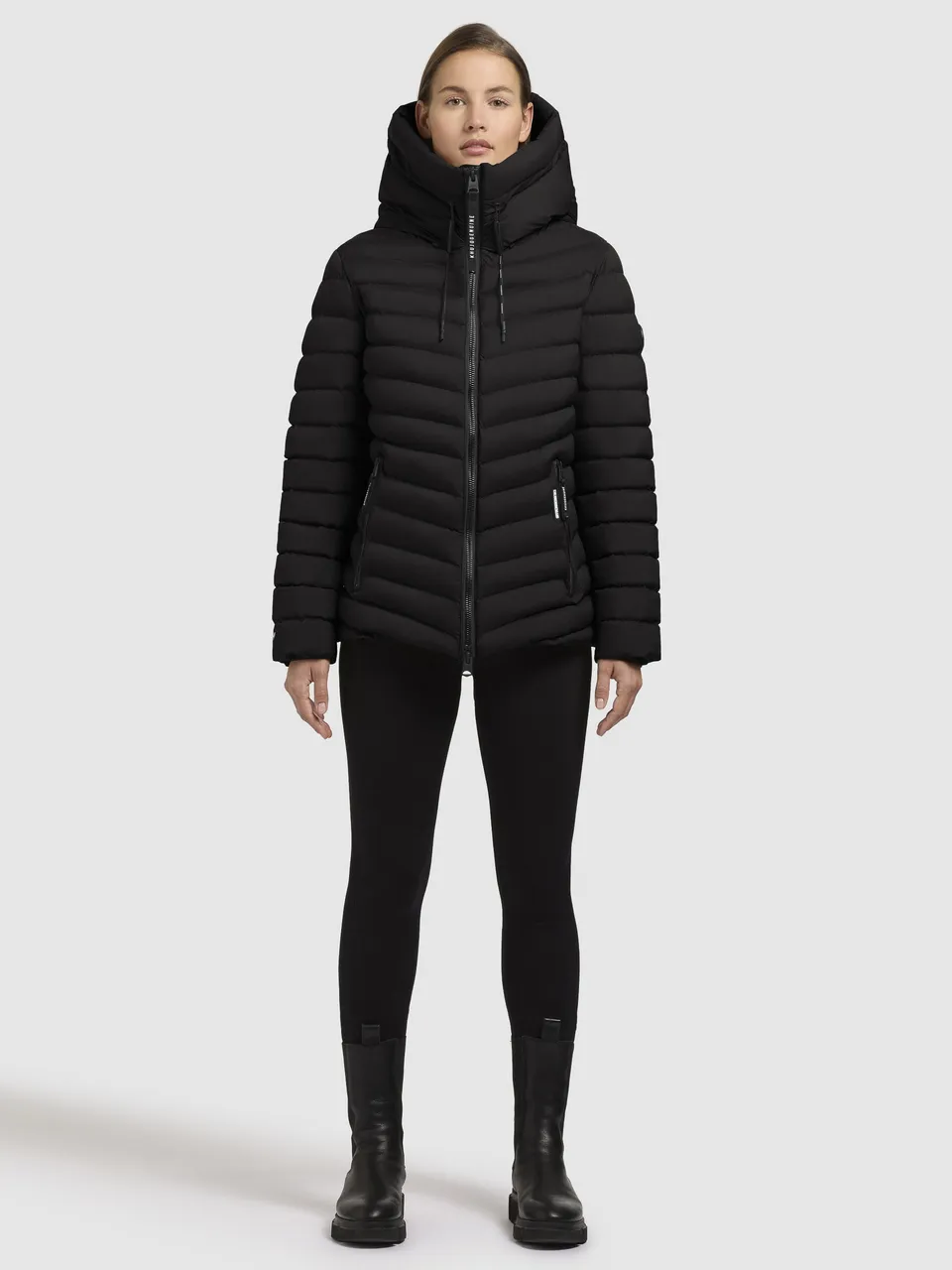 khujo-pace-damen-steppjacke-schwarz-h-ftlang image 1