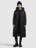 khujo-deria3-damen-coat-black-slim-fit image 6