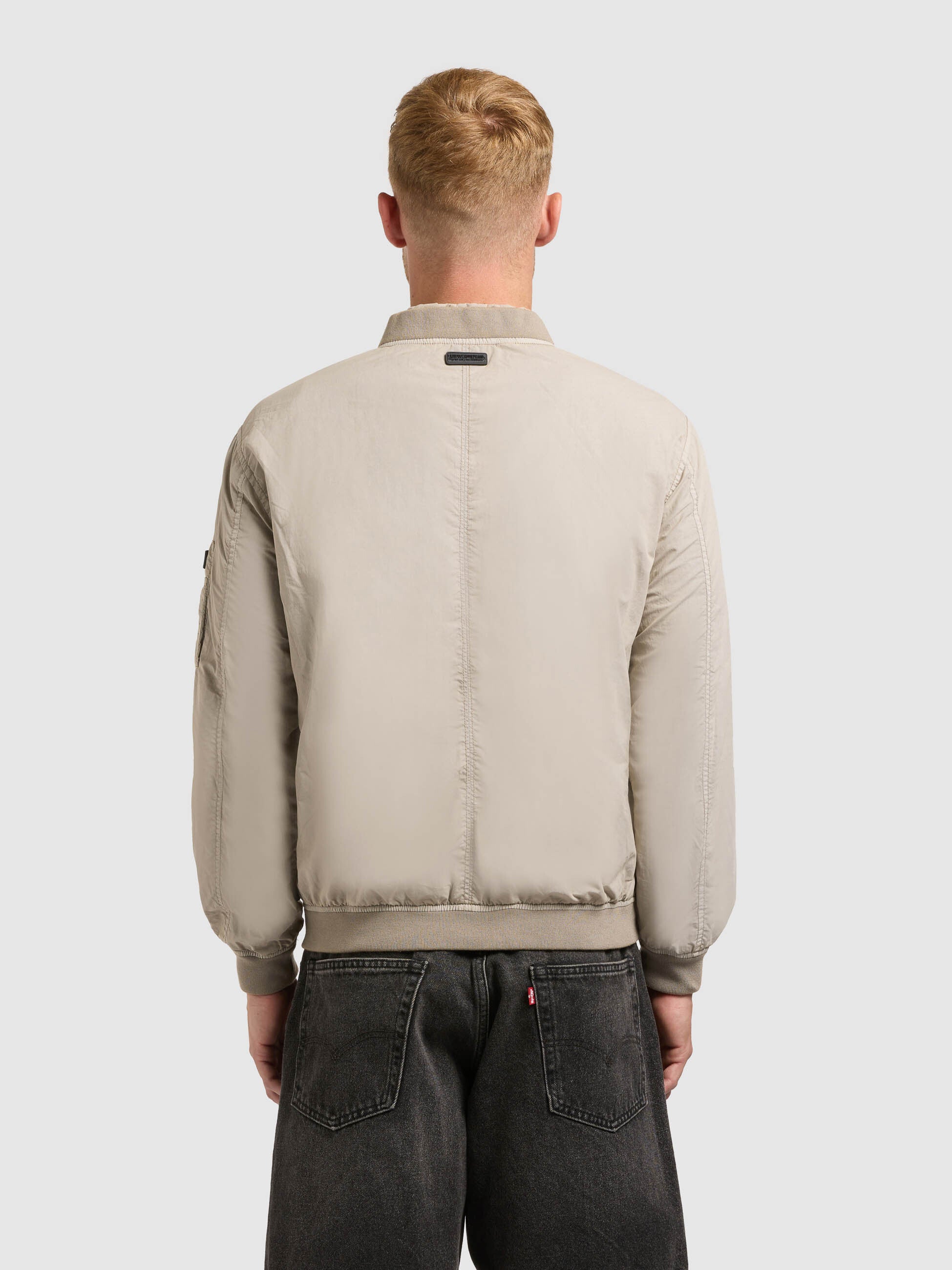 khujo-jacke-ibe-bone-beige-blousonjacke-garment-dye image 3
