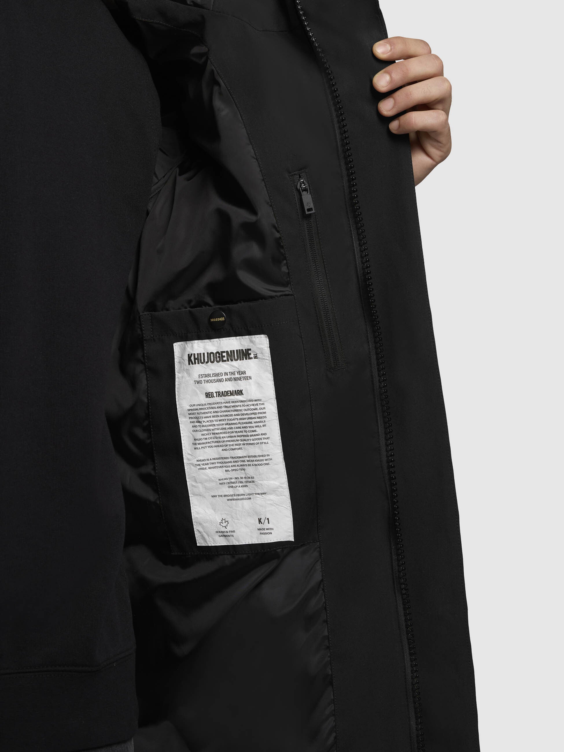 khujo-doyle-jacke-schwarz-damen-steppparka-regular-fit image 8