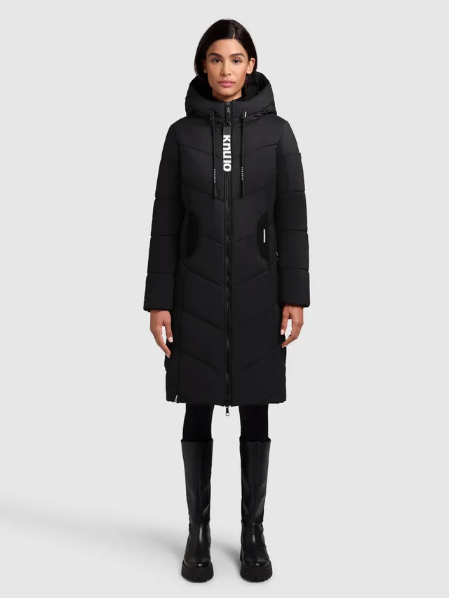 khujo-aribay4-light-damen-mantel-light-black-lange-steppjacke image 1