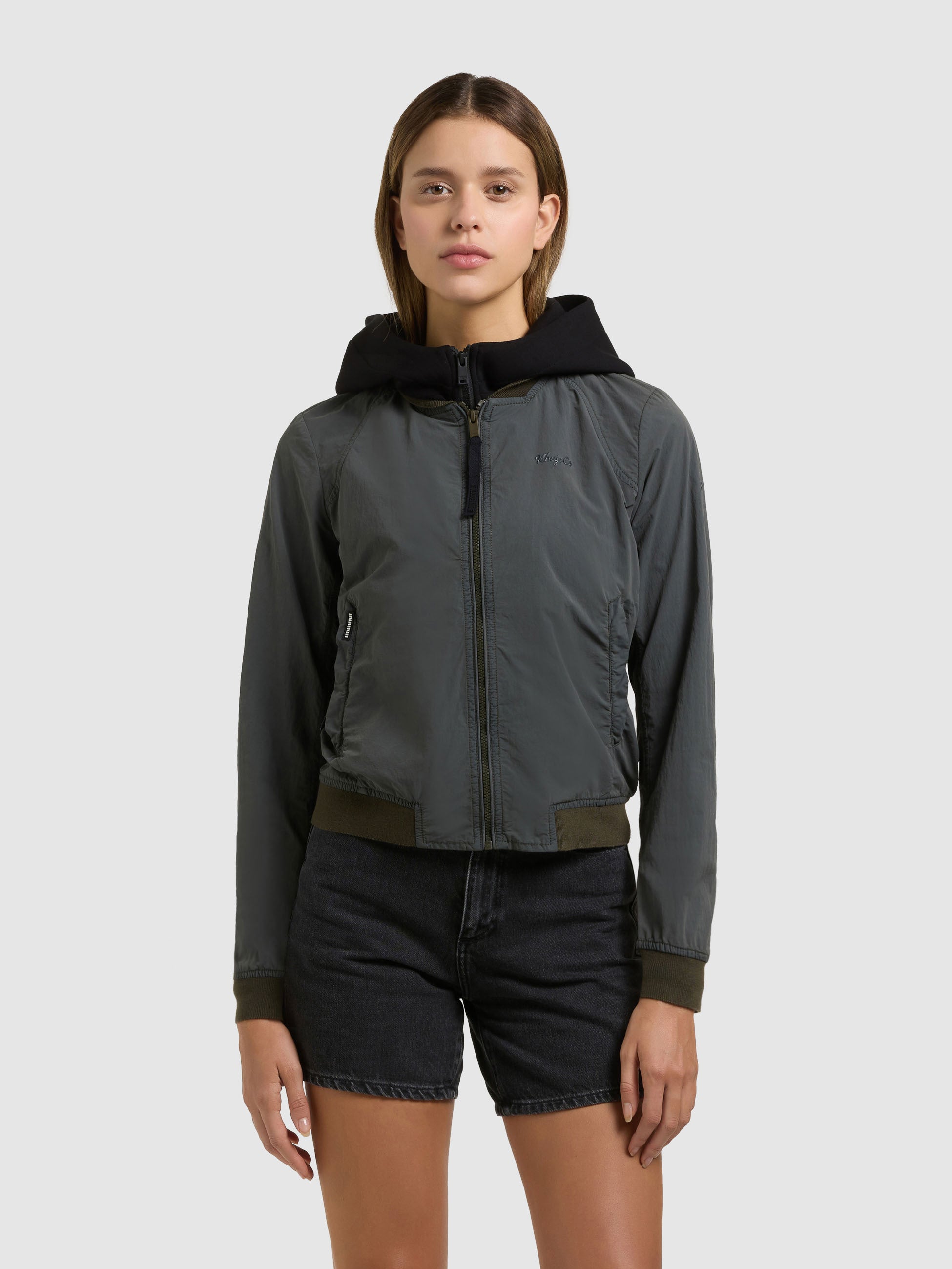 khujo-meets-2in1-damen-bomberjacke-hazy-teal-green image 4