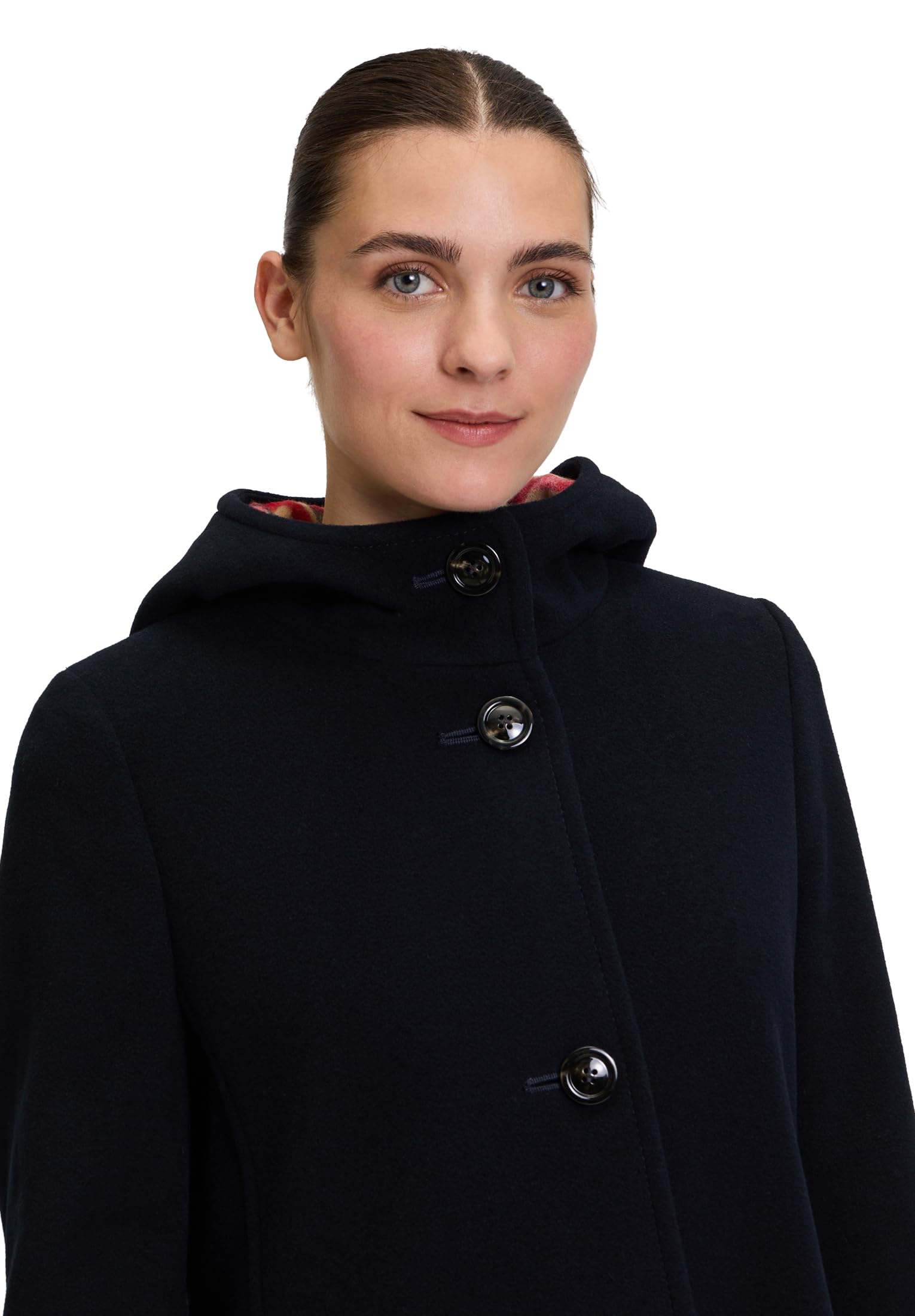 gil-bret-monaco-damen-wollmantel-mit-kontrast-kapuze-schwingend image 3