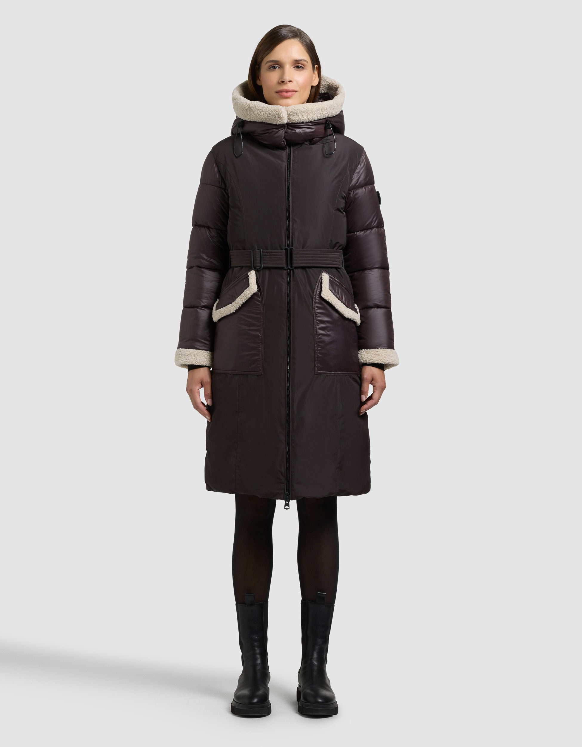 khujo-coat-poppy-moody-plum-teddy-kurzmantel-mit-kapuze-f-r-damen image 1
