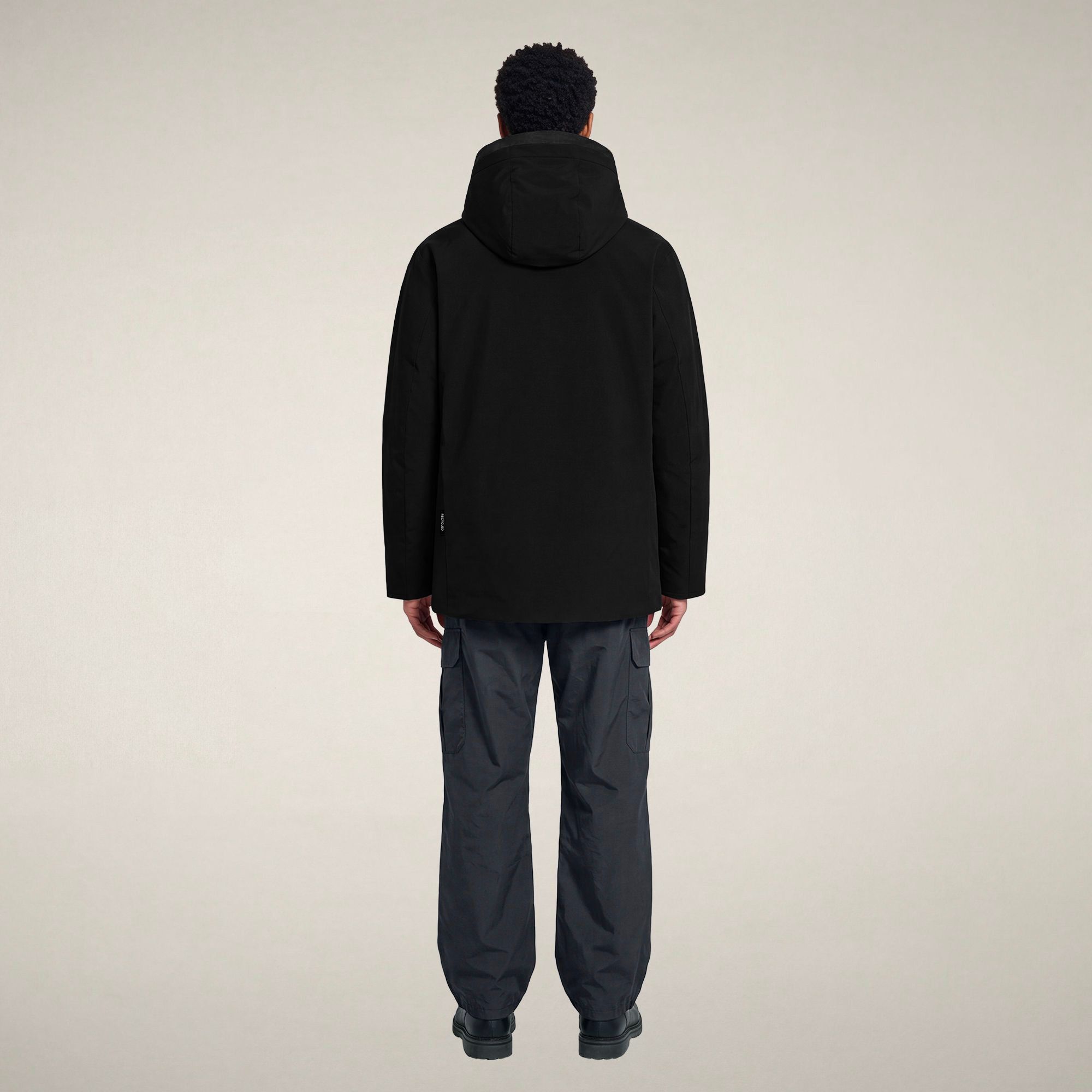 save-the-duck-gerard-herren-parka-mit-kapuze-schwarz image 2