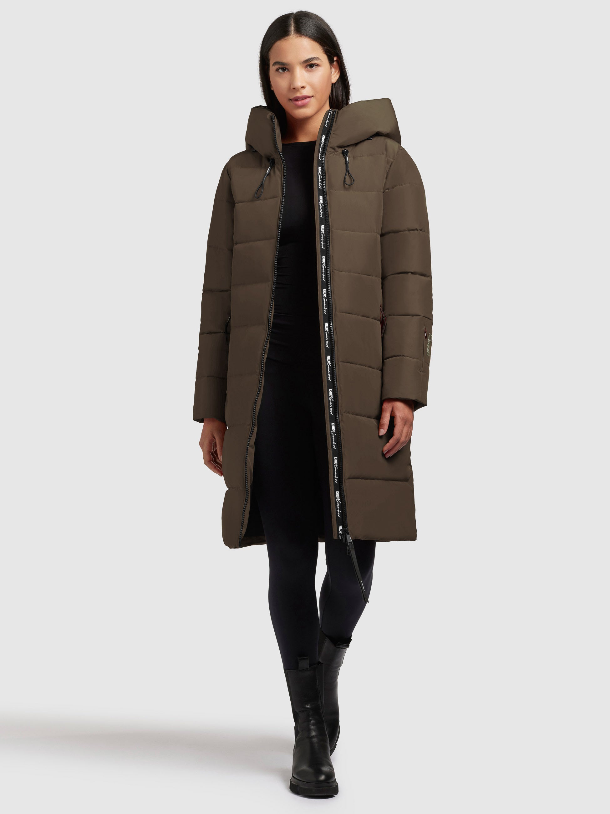 khujo-mantel-jilias4-damen-khaki-lange-winterjacke-wattiert image 6