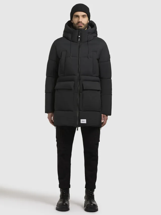 khujo-coat-welm-matt-dark-gray-damen-steppmantel image 1