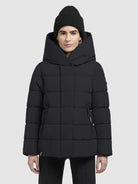 khujo-jacke-camea-black-steppjacke image 4