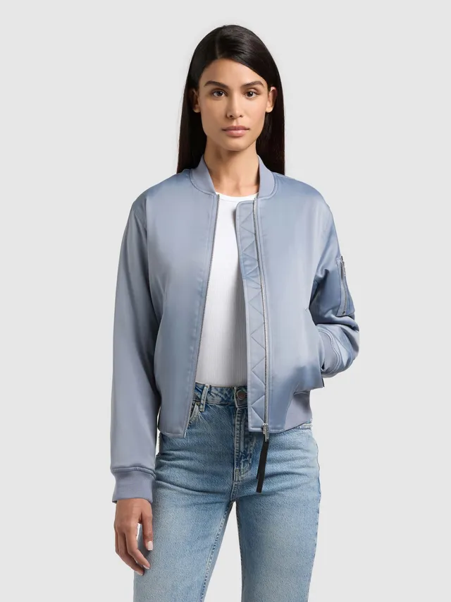 khujo-beth-damen-bomberjacke-misty-blue image 1